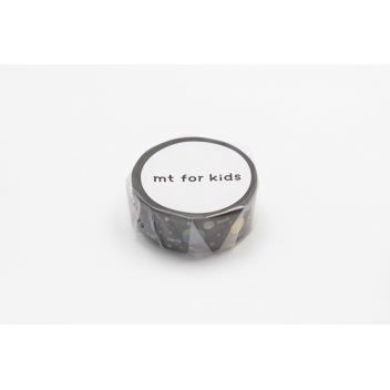 MT01KID22Z - 4971910201114 - Masking Tape (MT) - Masking Tape MT Kids 1,5 cm Galaxie