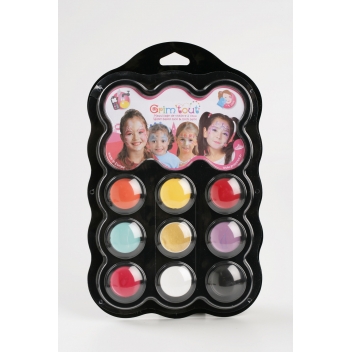 GT41213 - 3700010412134 - Grim'tout - Palette Maquillage enfant 9 couleurs Princesse - 3