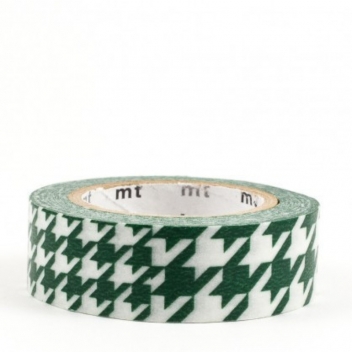 MKT1PDDU - 4971910185025 - Masking Tape (MT) - Masking Tape MT 1,5 cm Pied de poule vert - 2