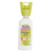 Peinture Diam's 3D 37 ml Brillant Blanc