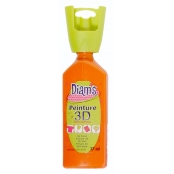 Peinture Diam's 3D 37 ml Brillant Mandarine