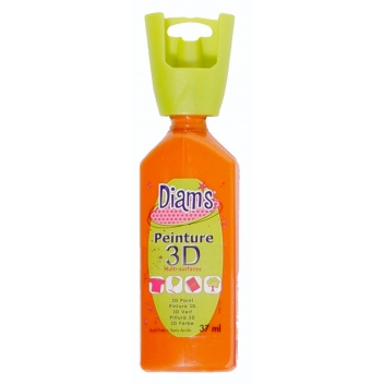 DI40956 - 3700010409561 - Diam's - Peinture Diam's 3D 37 ml Brillant Mandarine - 2