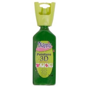 DI40909 - 3700010409097 - Diam's - Peinture Diam's 3D 37 ml Brillant Vert Sapin - 2