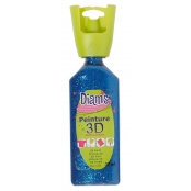 Peinture Diam\'s 3D 37 ml Pailleté Bleu Nuit