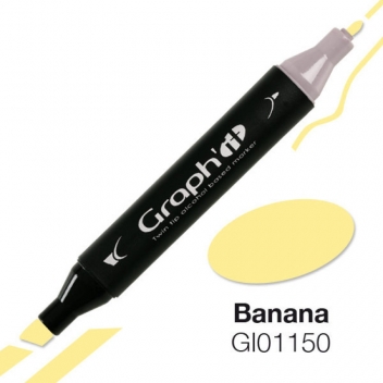 GI01150 - 3700010011504 - Graph it - Marqueur à l’alcool Graph'it 1150 Banana - 2