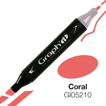 GI05210 - 3700010052101 - Graph it - Marqueur à l’alcool Graph'it 5210 Coral - 2