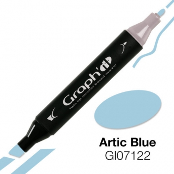 GI07122 - 3700010071225 - Graph it - Marqueur à l’alcool Graph'it 7122 Artic blue - 2