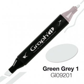 GI09201 - 3700010092015 - Graph it - Marqueur à l’alcool Graph'it 9201 Green Grey 1 - 2