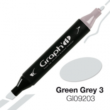 GI09203 - 3700010092039 - Graph it - Marqueur à l’alcool Graph'it 9203 Green Grey 3 - 2