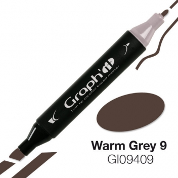 GI09409 - 3700010094095 - Graph it - Marqueur à l’alcool Graph'it 9409 Warm Grey 9 - 2