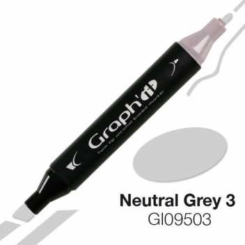GI09503 - 3700010095030 - Graph it - Marqueur à l’alcool Graph'it 9503 Neutral Grey 3 - 2