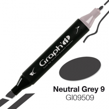 GI09509 - 3700010095092 - Graph it - Marqueur à l’alcool Graph'it 9509 Neutral Grey 9 - 2