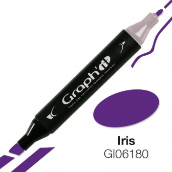 GI06180 - 3700010061806 - Graph'it - Marqueur à l’alcool Graph'it 6180 Iris - 2