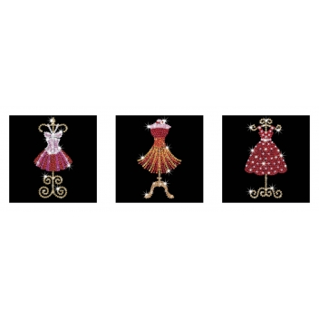 KAD1203 - 5013634012030 - Sequin Art - Tableau Sequin Art Trio Mannequins - 2