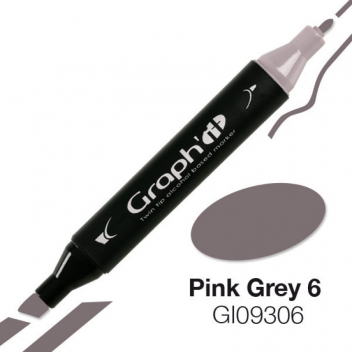 GI09306 - 3700010093067 - Graph it - Marqueur à l’alcool Graph'it 9306 Pink Grey 6 - 2