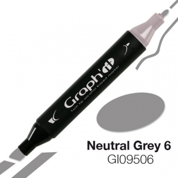 GI09506 - 3700010095061 - Graph it - Marqueur à l’alcool Graph'it 9506 Neutral Grey 6 - 2