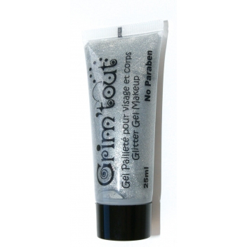 GT41525 - 3700010415258 - Grim'tout - Maquillage pour enfant Gel pailleté Argenté 25 ml - 2