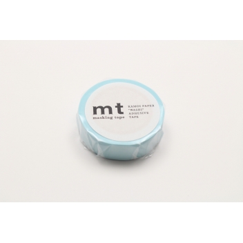 MT01P491Z - 4971910279670 - Masking Tape (MT) - Masking Tape MT 1,5 cm Uni Pastel bleu poudré