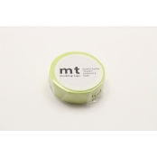 Masking Tape MT 1,5 cm Uni Pastel jaune citron