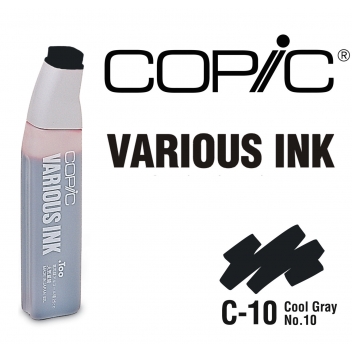 CEC10 - 4511338006689 - Copic - Encre Various Ink pour marqueur Copic C10 Cool Gray No.10 - 2