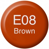 Encre Various Ink pour marqueur Copic E08 Brown