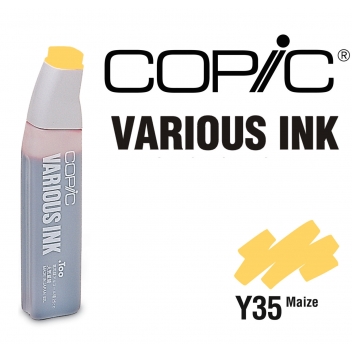 CEY35 - 4511338009383 - Copic - Encre Various Ink pour marqueur Copic Y35 Maize - 2