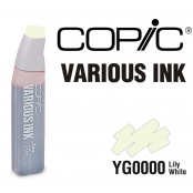 Encre Various Ink pour marqueur Copic YG0000 Lily White