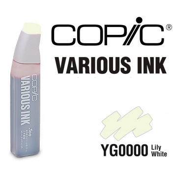 CEYG0000 - 4511338050606 - Copic - Encre Various Ink pour marqueur Copic YG0000 Lily White - 2