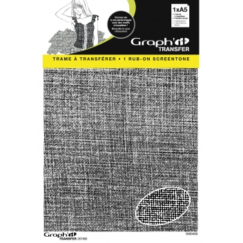 GI00400 - 3700010004001 - Graph it - Trame Transfer décalcomanie pour manga A5 motif 1 - 3