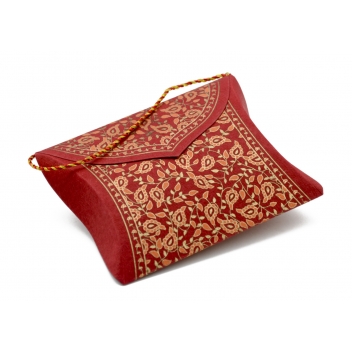 PT52928 - 3700010529283 - Papertree - Boite en papier Florets Taj 5 pièces Rouge/Orange - 3