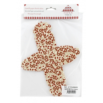 PT52929 - 3700010529290 - Papertree - Boite en papier Florets Taj 5 pièces Ivoire/Rouge