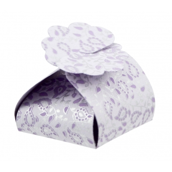 PT52939 - 3700010529399 - Papertree - Boite en papier Florets Taj 5 pièces Lilas - 2