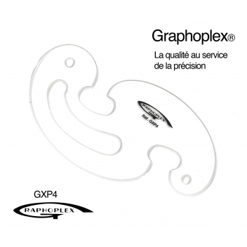 GX.P4 - 3700010405099 - Graphoplex - Pistolet en Altuglas transparent 14 cm