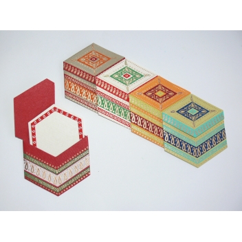 PT52816 - 3700010528163 - Papertree - Mini enveloppe et carte Taj/Tarang Classique 5 pièces