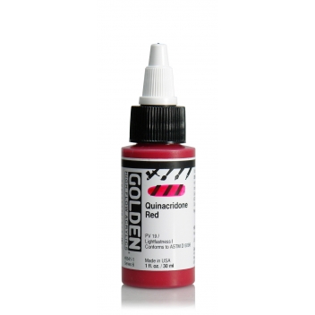 A-08541 - 0738797854116 - Golden - Encre Acrylic High Flow Golden VI 30ml Rouge Quinacridone