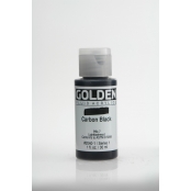 Peinture Acrylic FLUIDS Golden I 30ml Noir Carbone