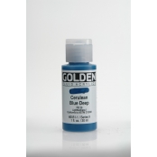 Peinture Acrylic FLUIDS Golden IX 30ml Bleu Céruléum foncé