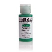 Peinture Acrylic FLUIDS Golden IV 30ml Vert Permanent clair