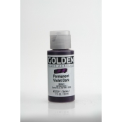 Peinture Acrylic FLUIDS Golden VII 30ml Violet Permanent foncé