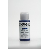 Peinture Acrylic FLUIDS Golden IV 30ml Bleu Phthalo (nuance vert)
