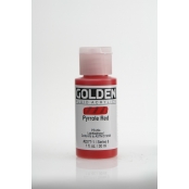Peinture Acrylic FLUIDS Golden VIII 30ml Rouge Pyrrole