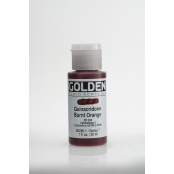 Peinture Acrylic FLUIDS Golden VII 30ml Orange Quinacridone brûlée