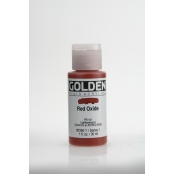 Peinture Acrylic FLUIDS Golden I 30ml Oxyde Rouge