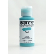 Peinture Acrylic FLUIDS Golden III 30ml Bleu Lagon