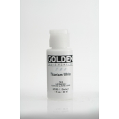 Peinture Acrylic FLUIDS Golden I 30ml Blanc Titane