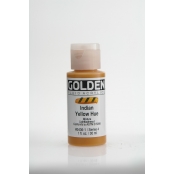 Peinture Acrylic FLUIDS Golden IV 30ml Jaune Indien