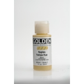 Peinture Acrylic FLUIDS Golden II 30ml Jaune Naples