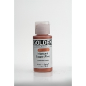 Peinture Acrylic FLUIDS Golden VII 30ml Iridescent Cuivre fin