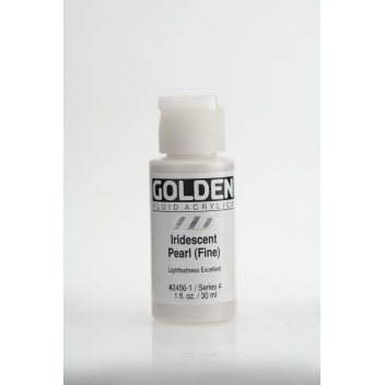 F-02456 - 0738797245617 - Golden - Peinture Acrylic FLUIDS Golden IV 30ml Iridescent Perle fin