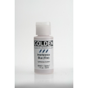 Peinture Acrylic FLUIDS Golden VII 30ml Interference Bleu fin